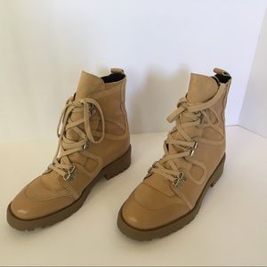 NWOT/B Anthropologie Lace Up Ankle Boots